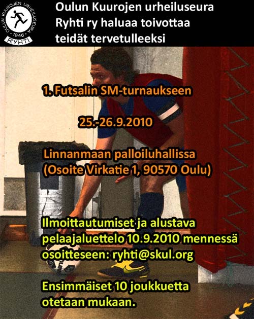 Ensimmäinen kuurojen futsalin SM-turnaus Oulussa!