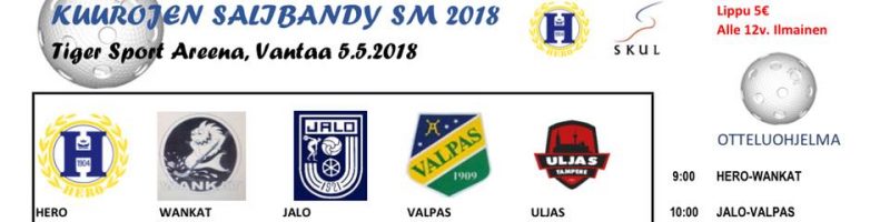 SM SALIBANDY 2018 otteluohjelma & pelaajat